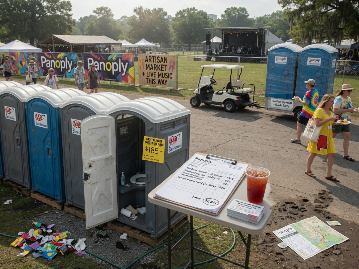 Cost Factors for Renting Portable Toilets During Local Festivals Like Panoply