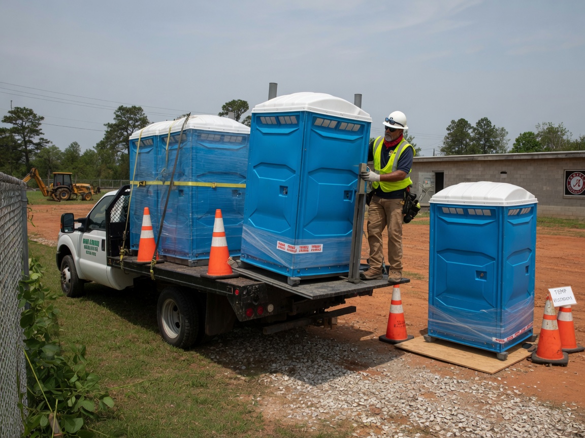 Emergency Portable Toilet Rental in Huntsville