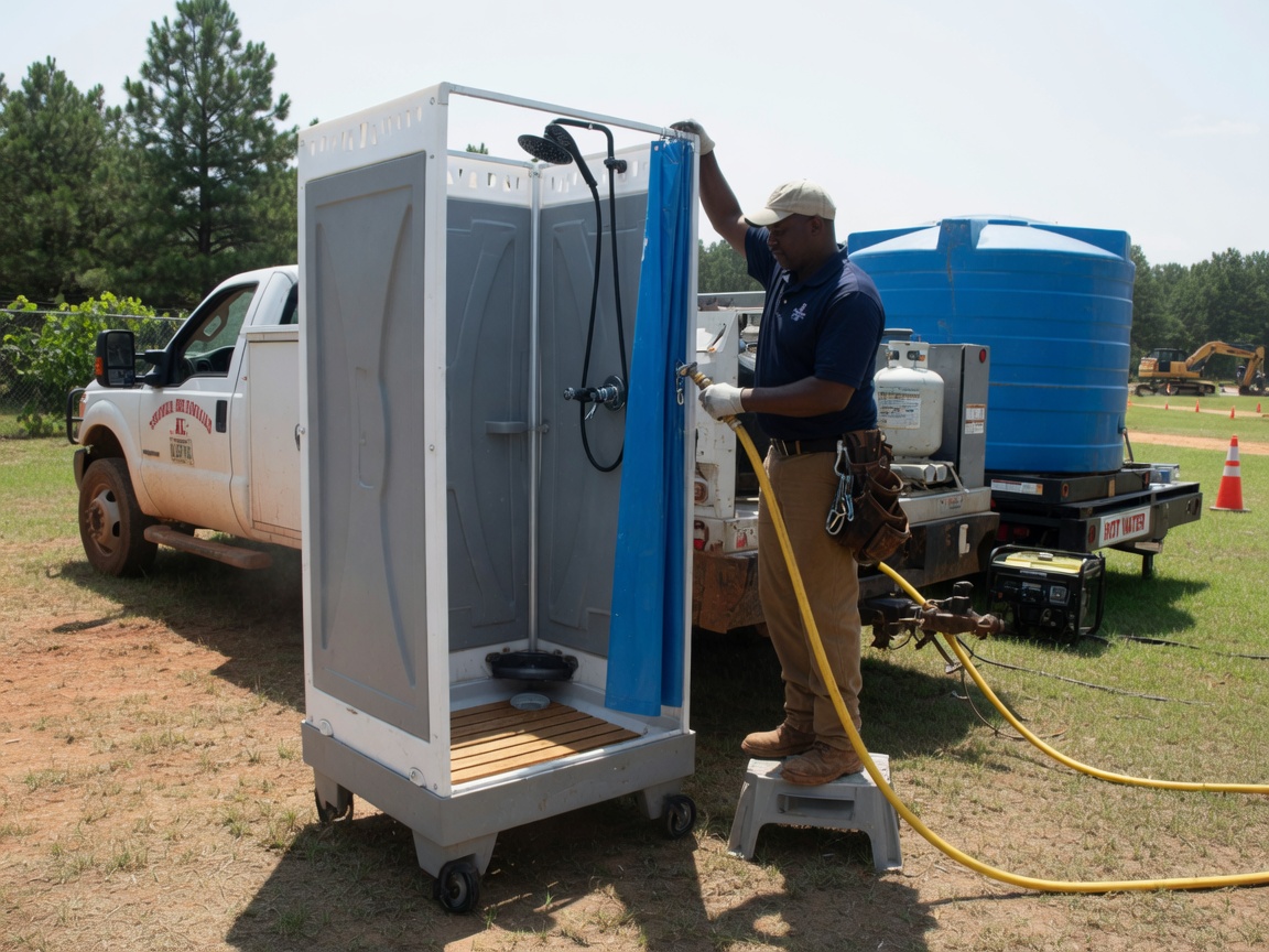 Portable Shower Rental in Huntsville