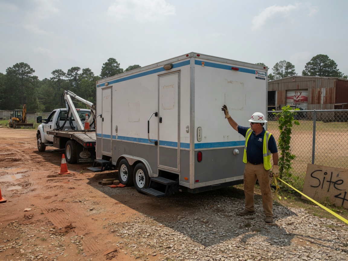 Restroom Trailer Rental in Huntsville